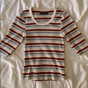 tight colorful long sleeve shirt